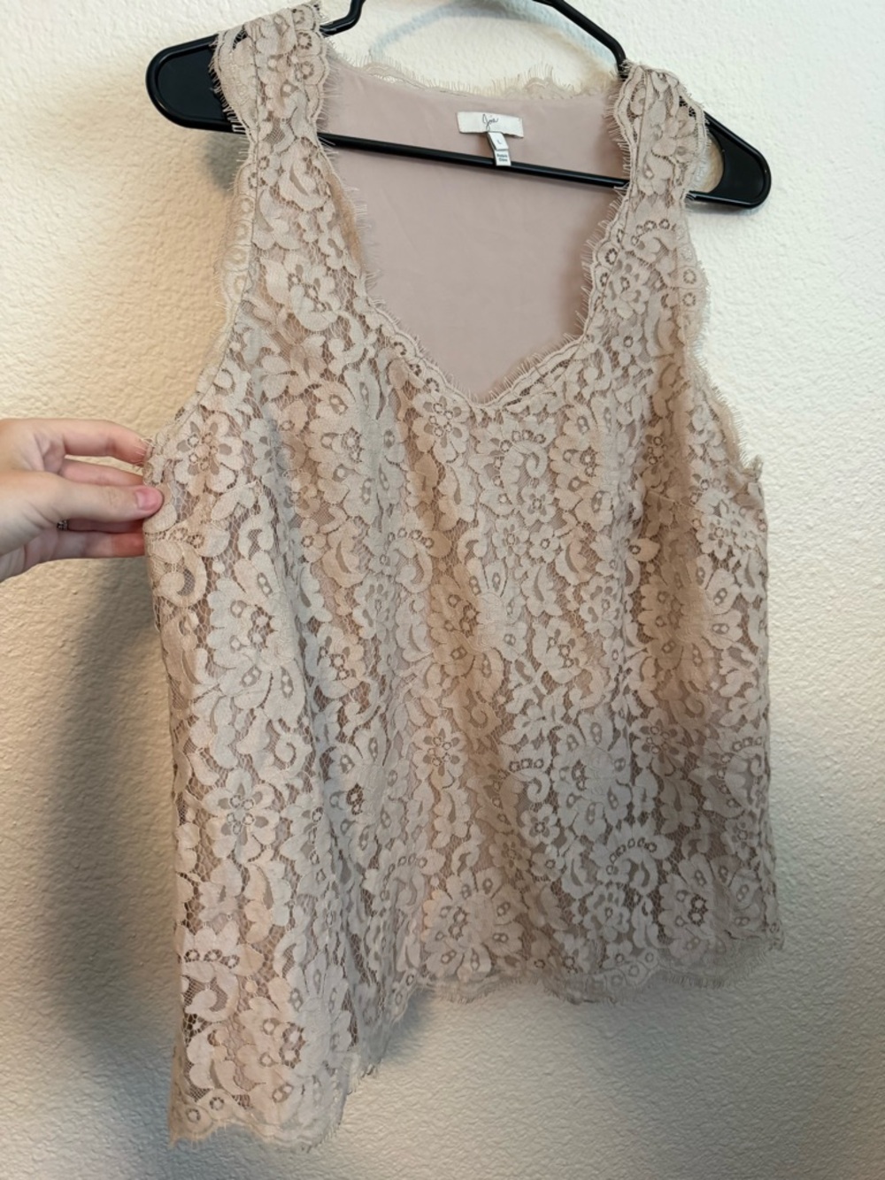 Joie Cina Lace Tank View 2